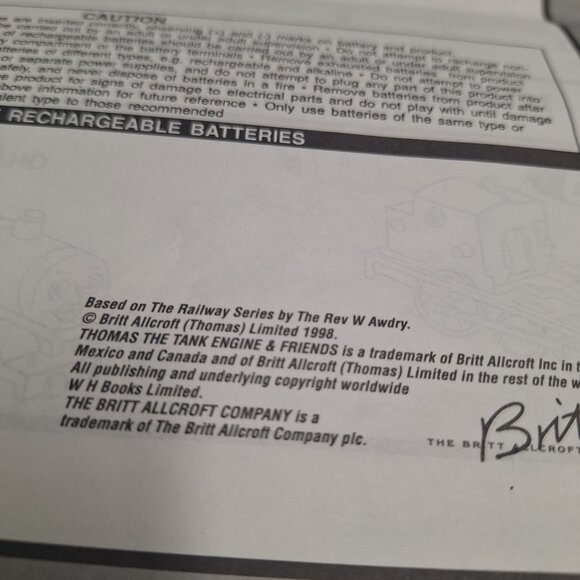 Thomas The Tank Engine Friends Tomica World Medium Set 7401 Instructions - Picture 4 of 4